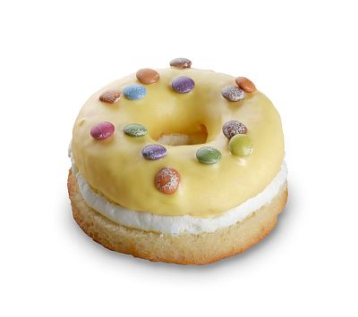 Donuty s náplní mascarpone a polevou 90g